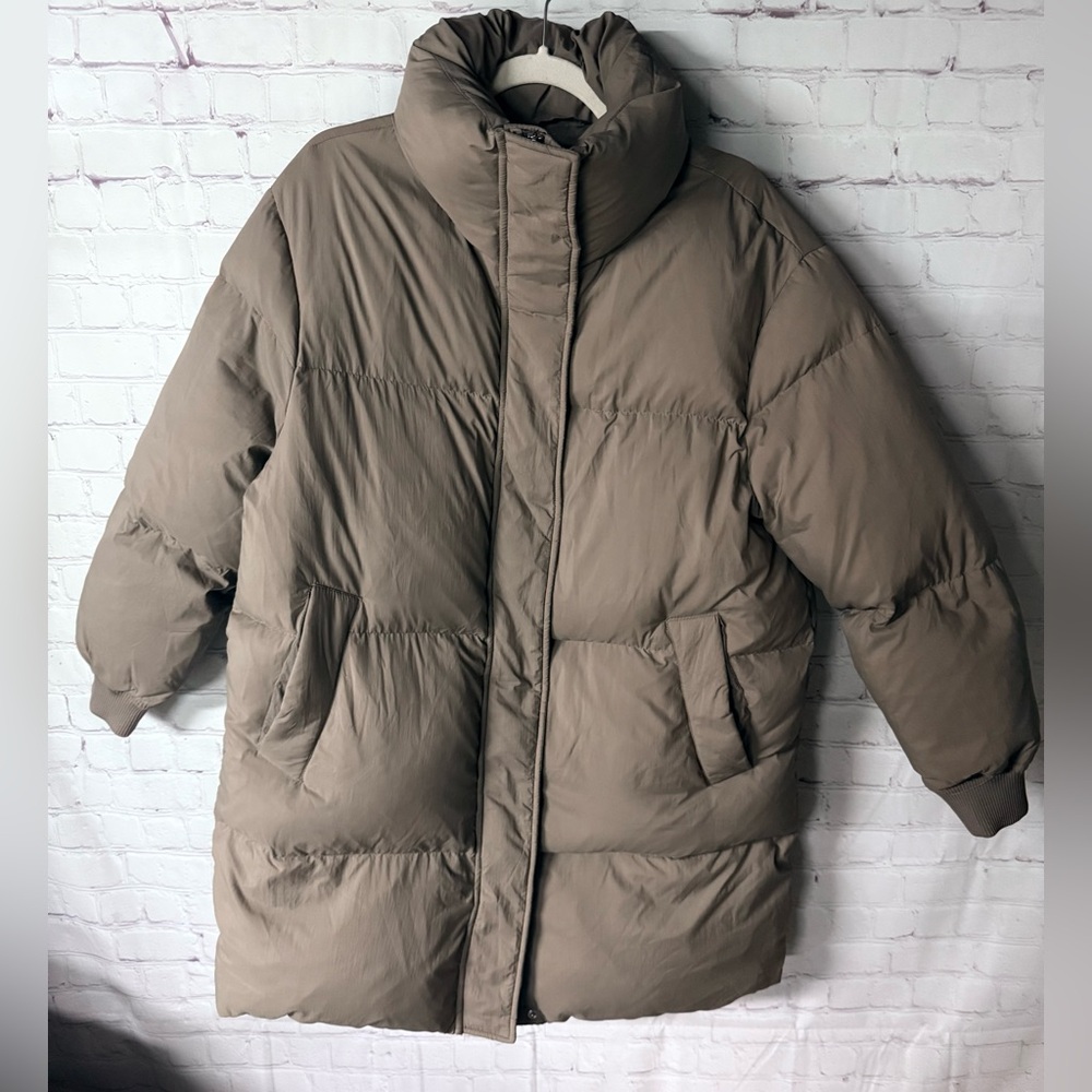 EUC Zara Down Filled Selected Thermal Edition Winter Puffer Zip Coat - Picture 4 of 11